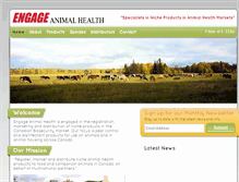 Tablet Screenshot of engageah.com